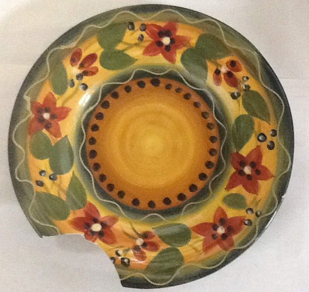 Vermillion Salad Plate by JCPenney-1