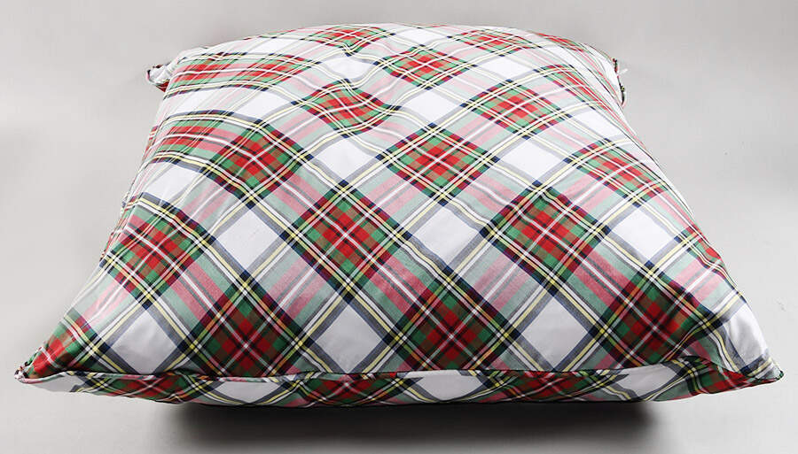 Stewart Tartan (22" X 22") Square Pillow by Juliska Ceramics-1