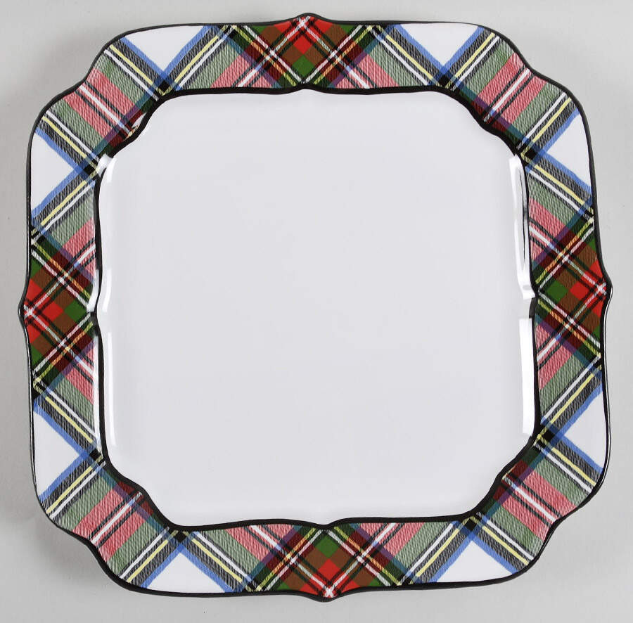 Stewart Tartan Cookie Tray by Juliska Ceramics-1
