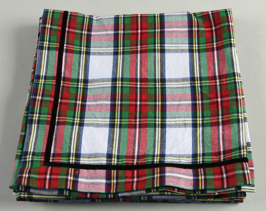 Stewart Tartan Cloth Napkin - Set of 4 by Juliska Ceramics-1