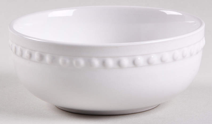 Elegant Pearl White Fruit/Dessert (Sauce) Bowl by JCPenney-1