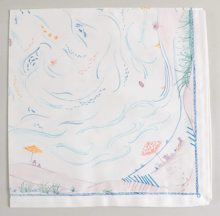 Country Estate Seaside Cloth Napkin by Juliska Ceramics-1