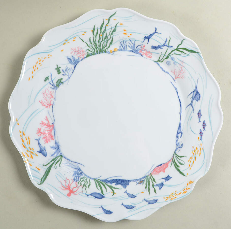 Country Estate Seaside Melamine Dinner Plate by Juliska Ceramics-1