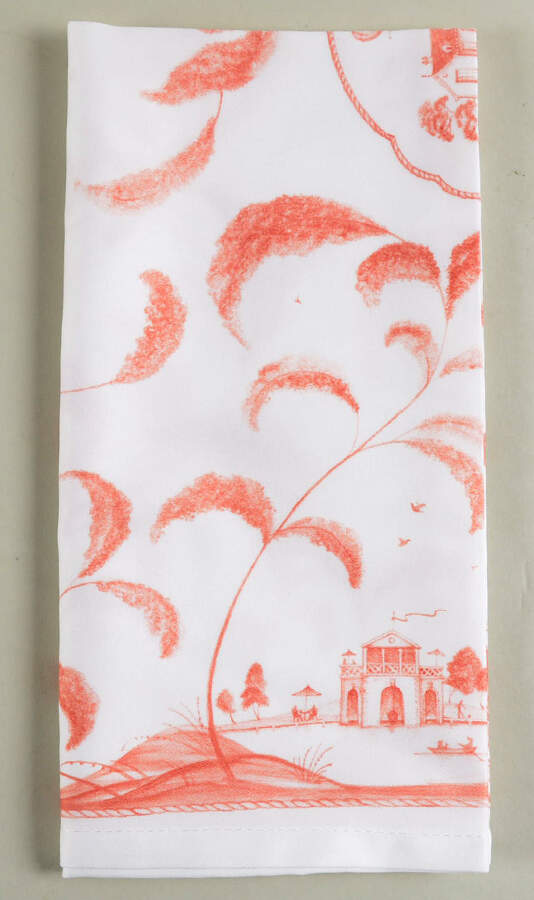 Country Estate Petal Pink 22" Cloth Napkin by Juliska Ceramics-1