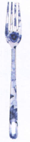 Field of Flowers Chambray Dinner Fork (7 1/2" or Larger) by Juliska Ceramics-1