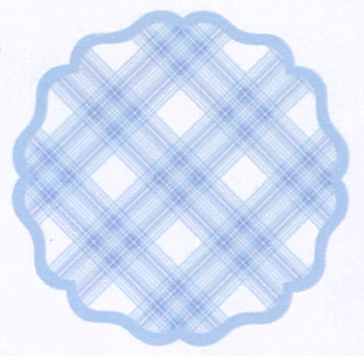 Stewart Tartan Chambray Round Cloth Placemat by Juliska Ceramics-1