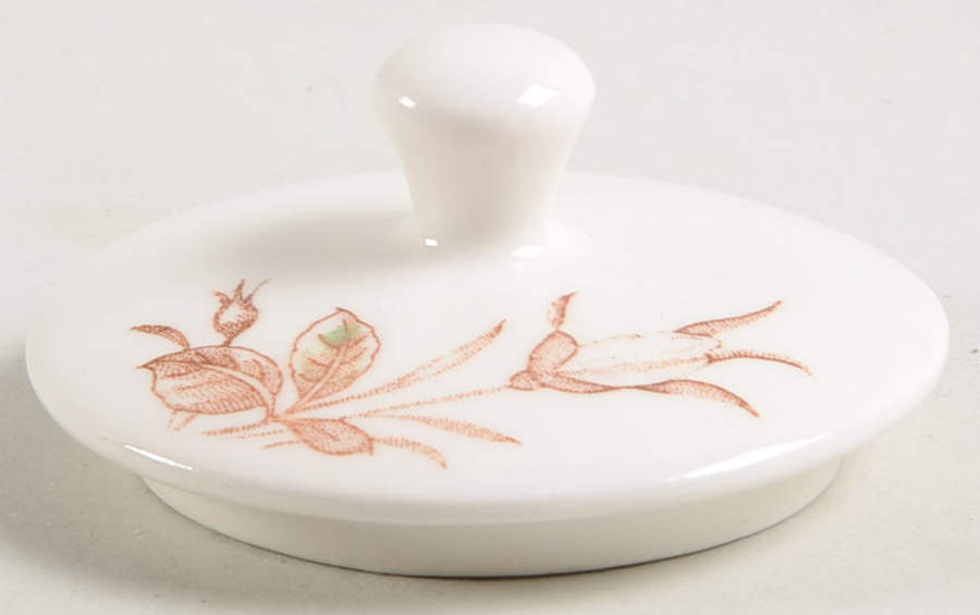 Rose of Sharon Lid for Sugar Bowl by Japan-1