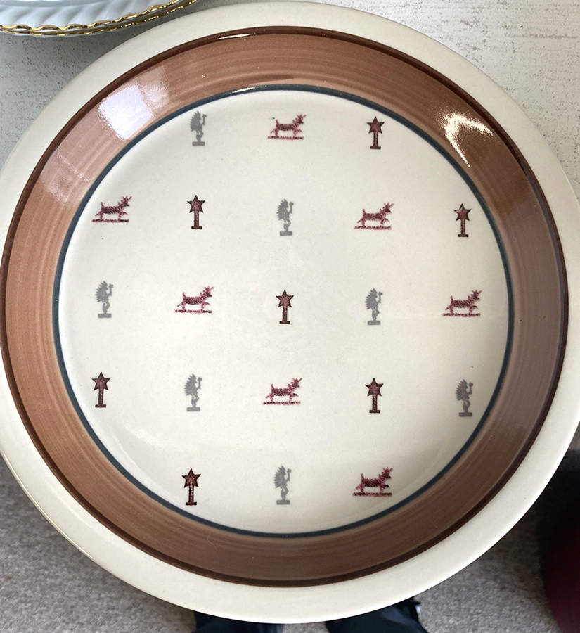 Iron Target Dinner Plate by Jepcor-1
