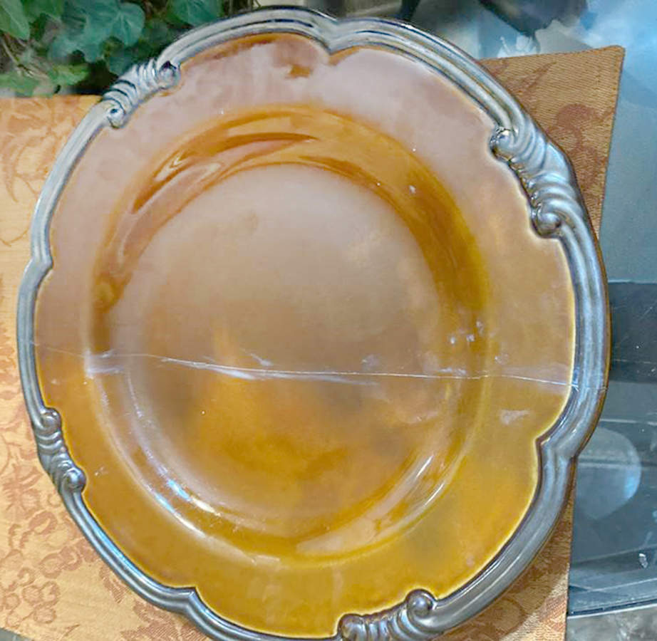 JCP35 Brown Dinner Plate by JCPenney-1