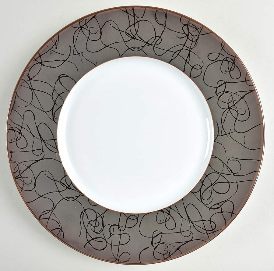 Nijinski Matte Dinner Plate by Jaune de Chrome-1