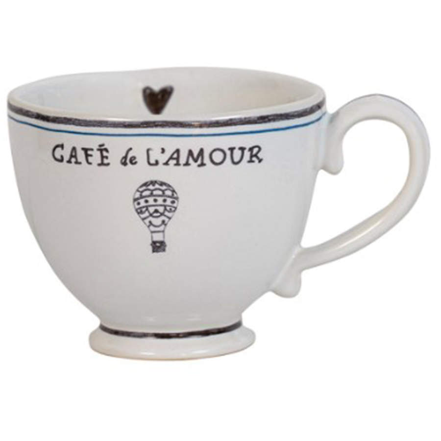 L'Amour Toujours Footed Tea/Coffee Cup (No Saucer) by Juliska Ceramics-1
