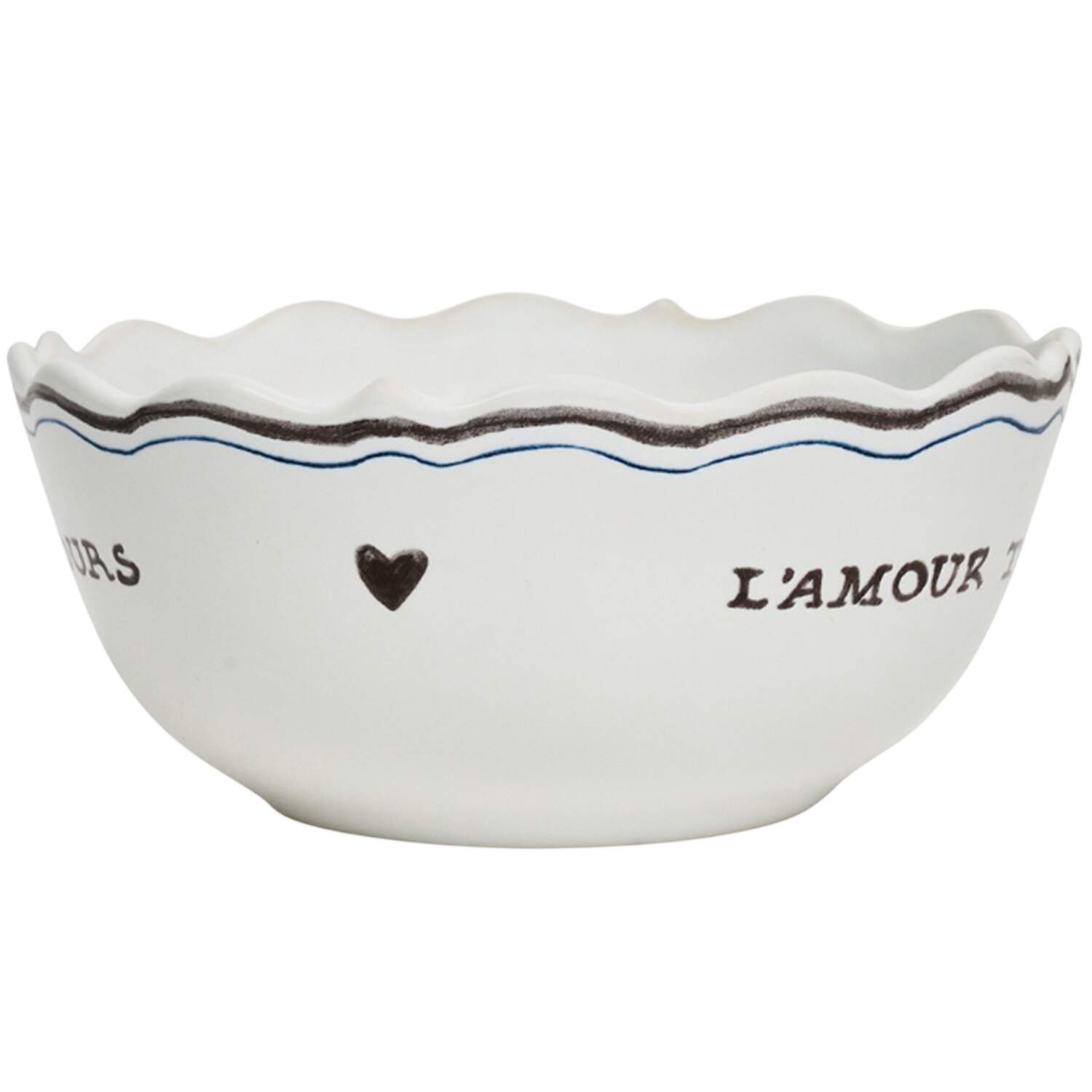 L'Amour Toujours Individual Ice Cream Dish by Juliska Ceramics-1