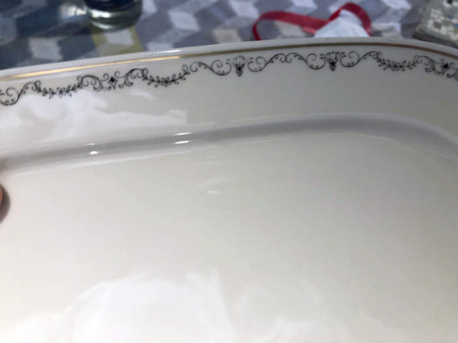 JNH4 12" Oval Serving Platter by Jean Haviland-1