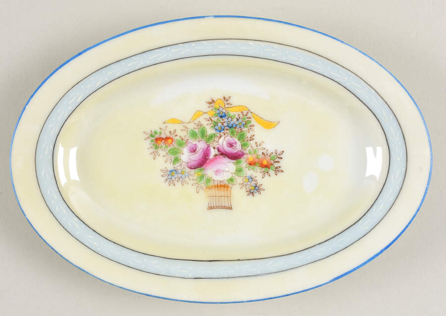 JAP1406 Underplate for Child's Oval Covered Vegetable by Japan-1