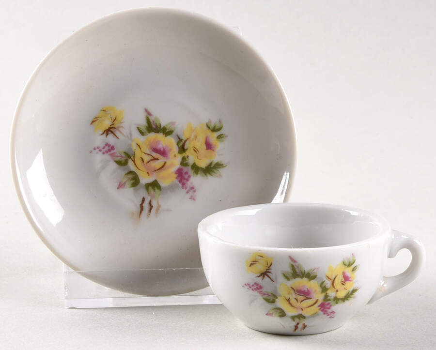 JAP1411 Flat Toy Cup and Saucer Set by Japan-1
