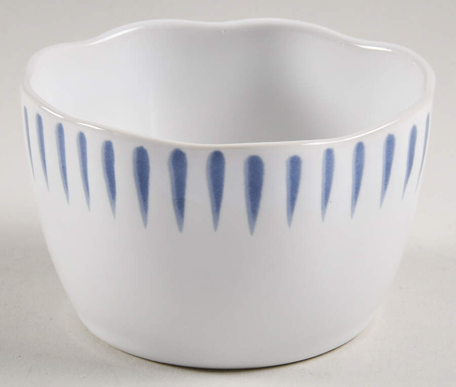 Sitio Stripe Delft Blue Ramekin by Juliska Ceramics-1
