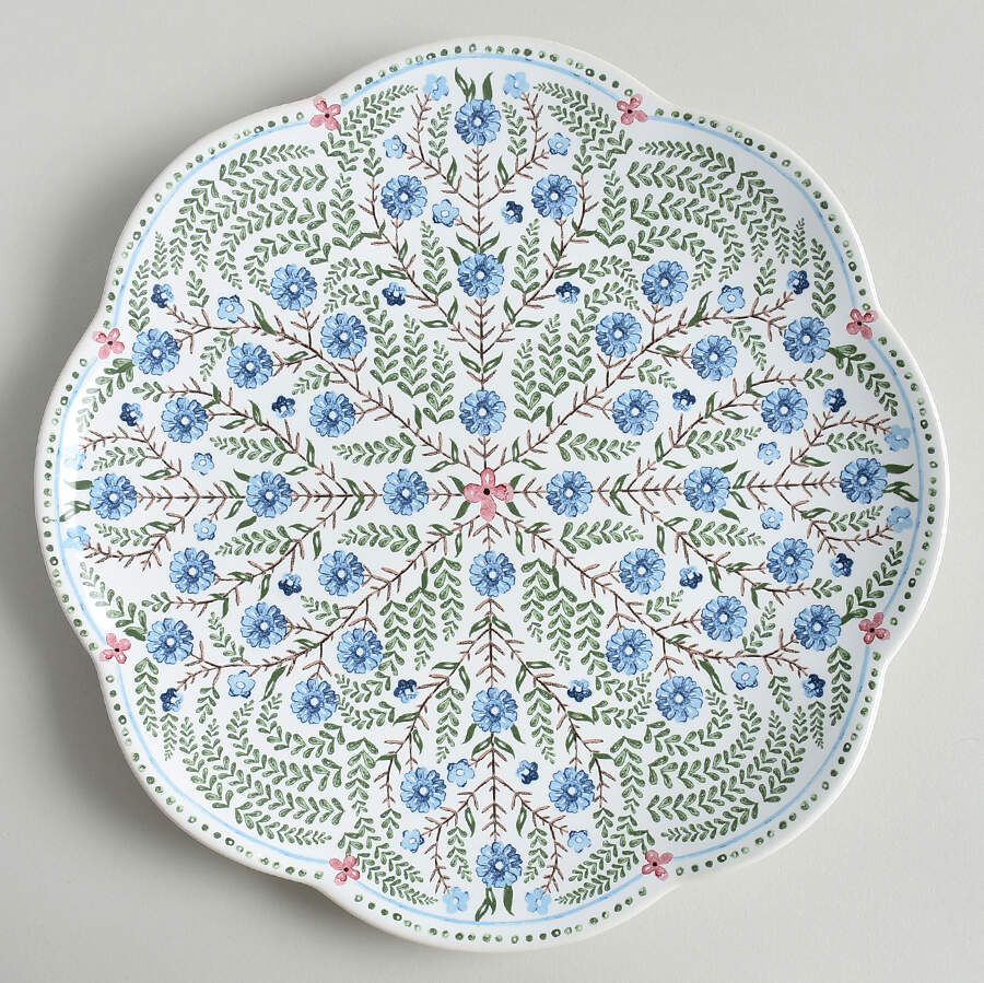 Villa Seville-Chambray Salad/Dessert Plate by Juliska Ceramics-1