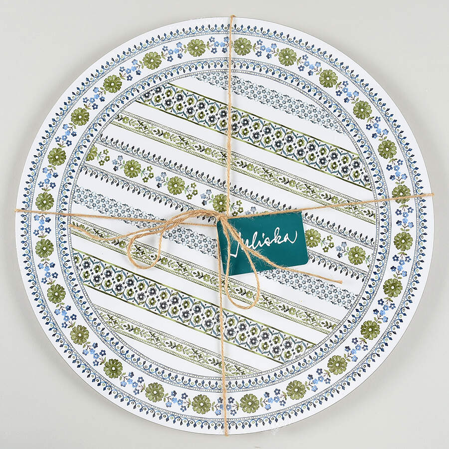 Villa Seville-Chambray Corkboard Placemat - Set of 4 by Juliska Ceramics-1