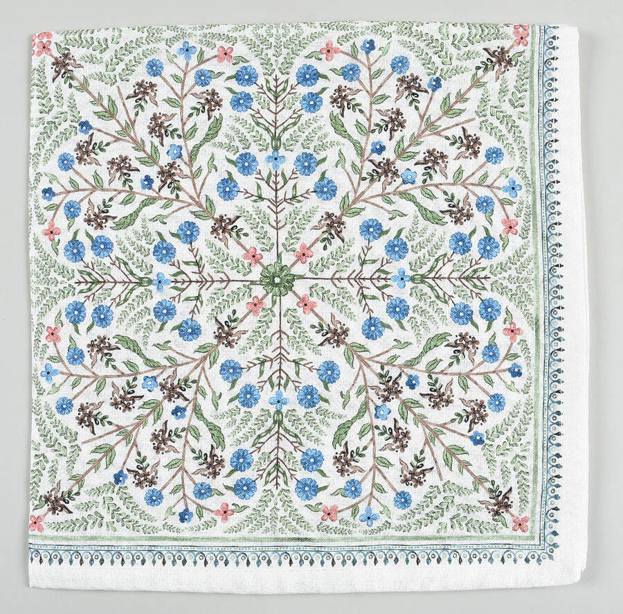 Villa Seville-Chambray Cloth Napkin by Juliska Ceramics-1