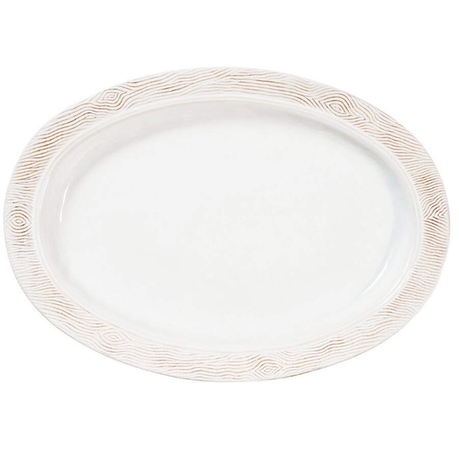 Blenheim Oak 18" Oval Serving Platter by Juliska Ceramics-1