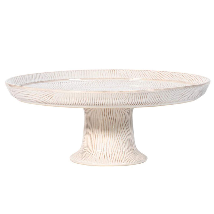 Blenheim Oak 11" Diameter Pedestal Cake Stand by Juliska Ceramics-1