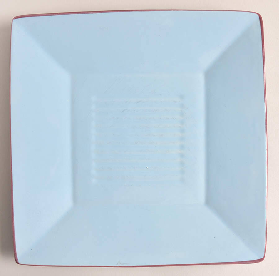Squares Collection Dinner Plate by J A Designs-1