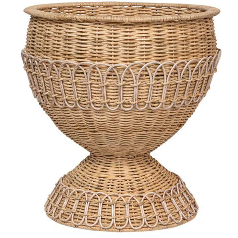 Provence Rattan 18" Urn by Juliska Ceramics-1