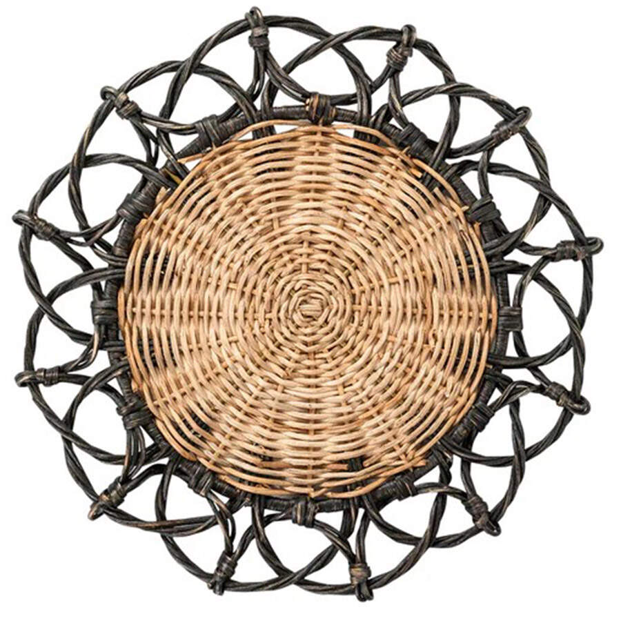 Provence Rattan Round Woven Rattan Placemat by Juliska Ceramics-1