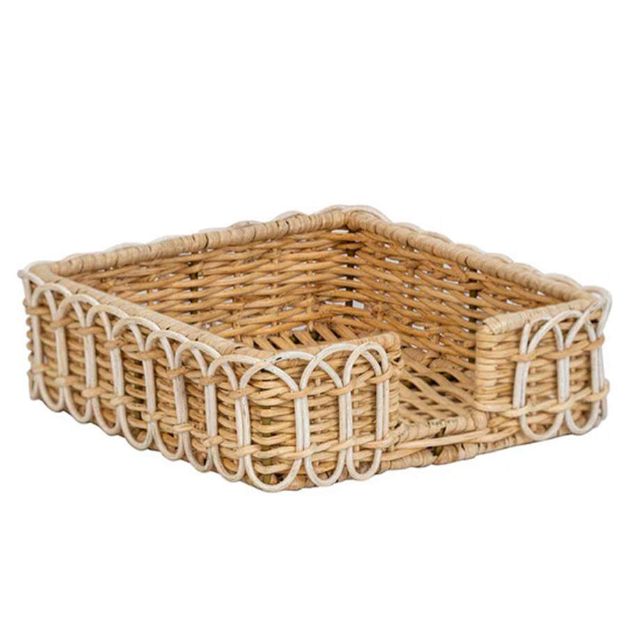 Provence Rattan Napkin Holder by Juliska Ceramics-1