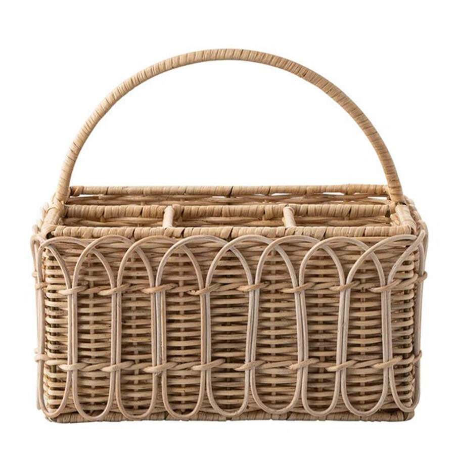 Provence Rattan Flatware Caddy by Juliska Ceramics-1