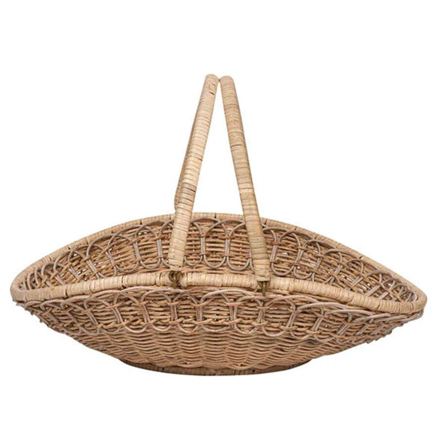 Provence Rattan Centerpiece Basket by Juliska Ceramics-1