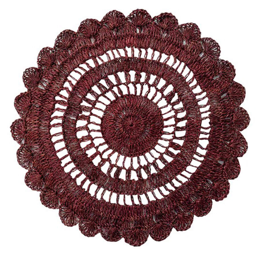 Table Decor Round Woven Placemat by Juliska Ceramics-1