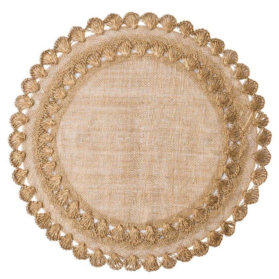 Table Decor Round Cloth Placemat by Juliska Ceramics-1