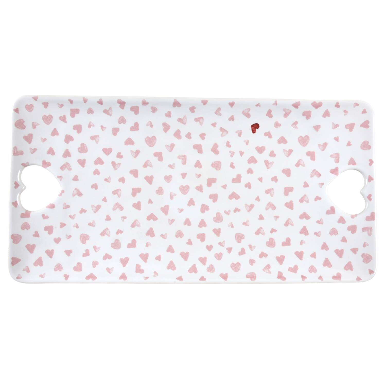 Love You More 16" Handled Tray by Juliska Ceramics-1