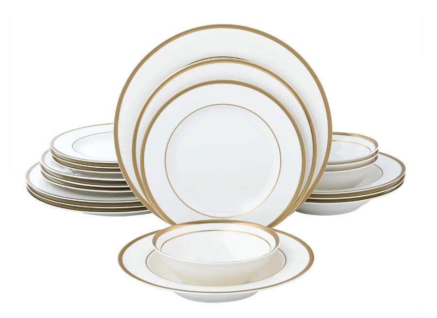 Gail White Dinner Plate by Joseph Sedgh Tablewr-1
