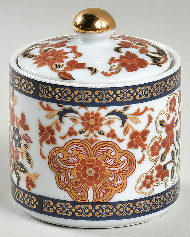 Gold Kabuki Mini Sugar Bowl & Lid by Bill Goldsmith-1