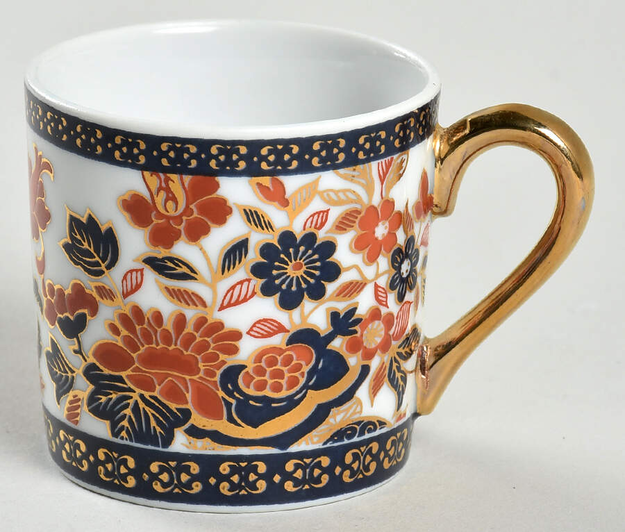 Gold Kabuki Flat Demitasse Cup by Bill Goldsmith-1