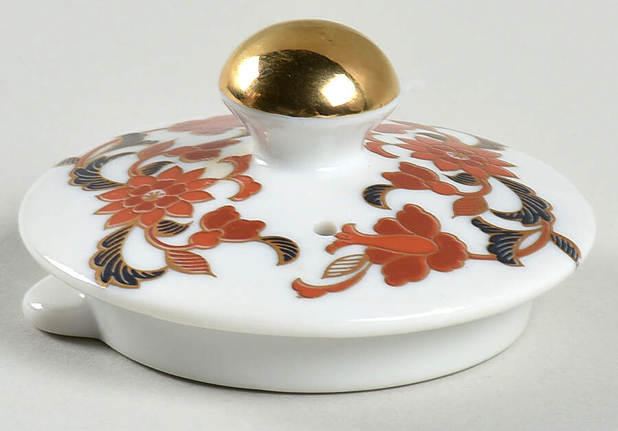 Gold Kabuki Lid for Mini Coffee Pot by Bill Goldsmith-1