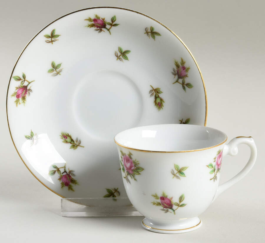 JYO112 Footed Demitasse Cup & Saucer Set by Jyoto-1