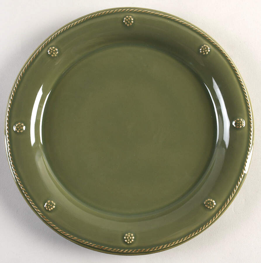 Berry & Thread-Deep Green Dinner Plate by Juliska Ceramics-1