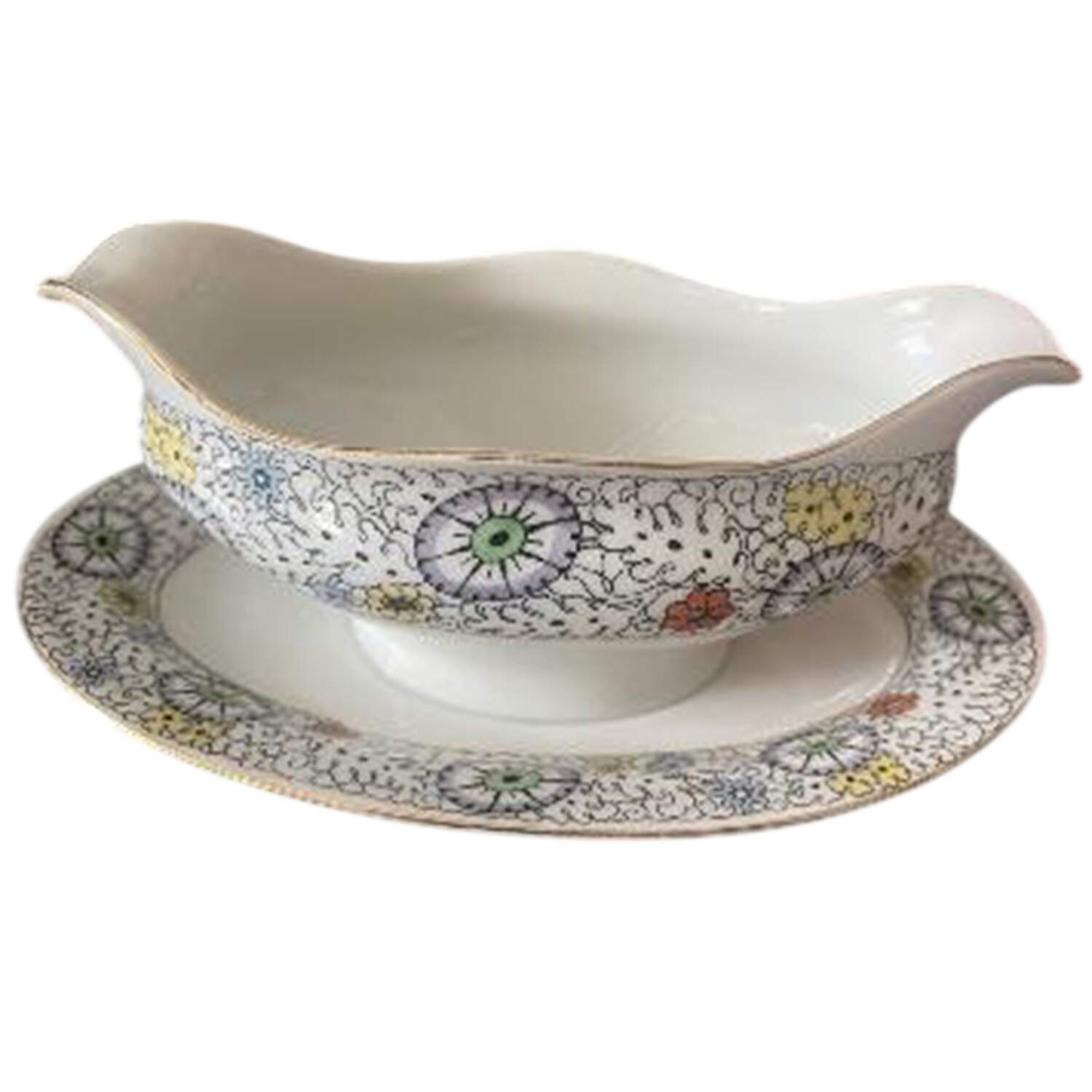 5467 Gravy Boat with Attached Underplate by Jaeger-1