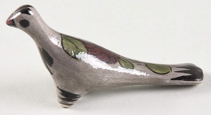 El Palomar Blue Small Bird Figurine by Ken Edwards Pottery-1