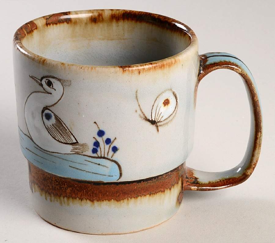 El Palomar Blue Mug by Ken Edwards Pottery-1