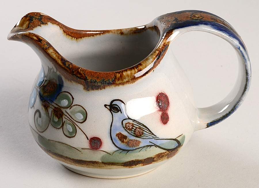 El Palomar Blue Creamer by Ken Edwards Pottery-1