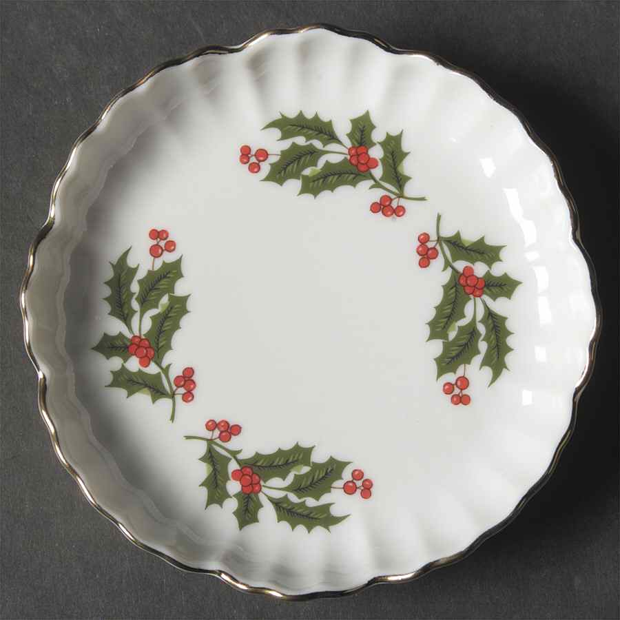 Christmas Holly (Smooth Edge) Coaster by Kashima-1