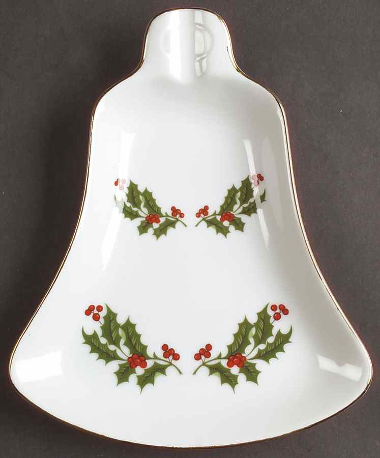 Christmas Holly (Smooth Edge) Spoon Rest/Holder (Holds 1 Spoon) by Kashima-1