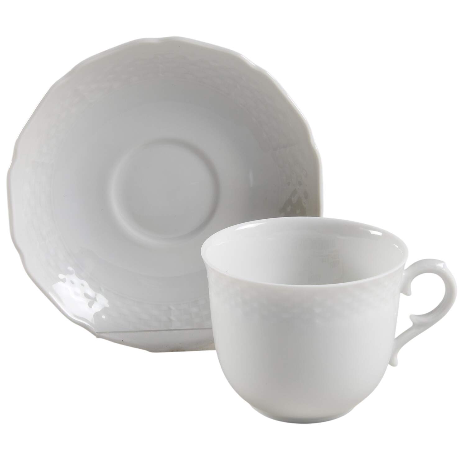 Belvedere Flat Demitasse Cup & Saucer Set by Kaiser-1