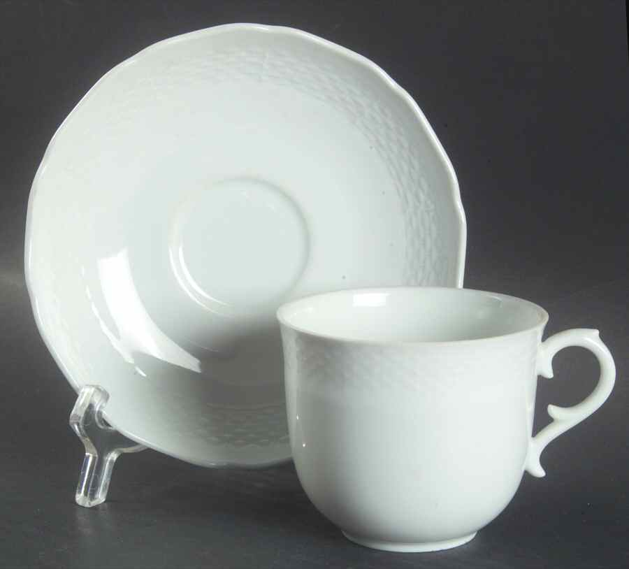Belvedere Flat Cup & Saucer Set by Kaiser-1
