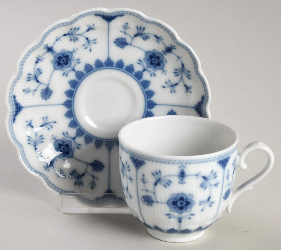 Bornholm Flat Demitasse Cup & Saucer Set by Kaiser-1