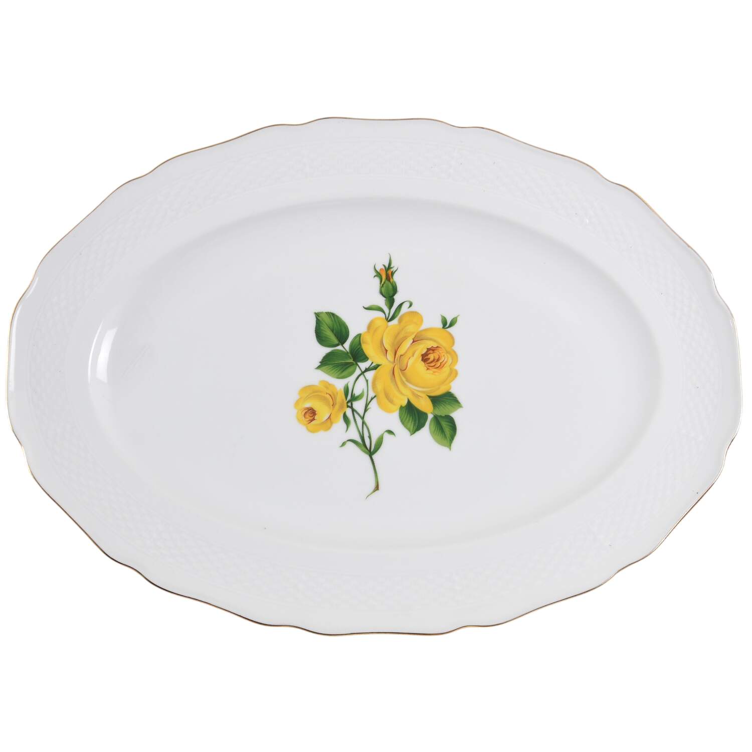 Charlottenburg (Scalloped) 14" Oval Serving Platter by Kaiser-1